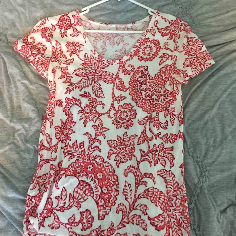 Loft Patterned Short Sleeve Tee
